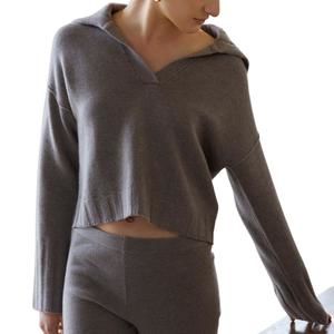 NEW W. CASHMERE maeve sweater in stone
